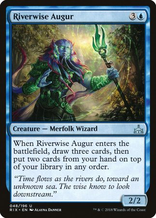 Riverwise Augur [Rivals of Ixalan] | Black Swamp Games