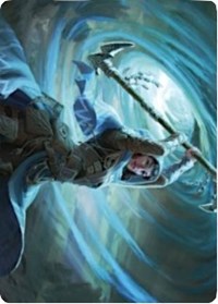 Sea Gate Stormcaller Art Card [Zendikar Rising Art Series] | Black Swamp Games