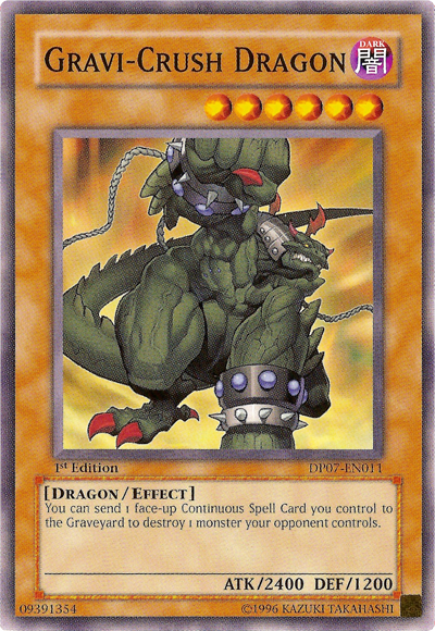 Gravi-Crush Dragon [DP07-EN011] Common | Black Swamp Games