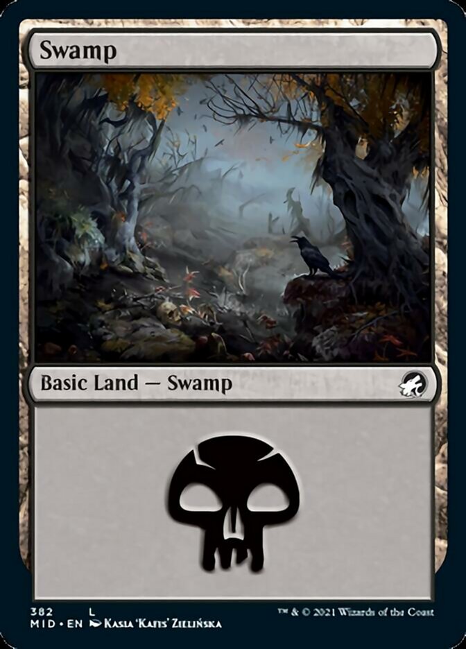 Swamp (382) [Innistrad: Midnight Hunt] | Black Swamp Games