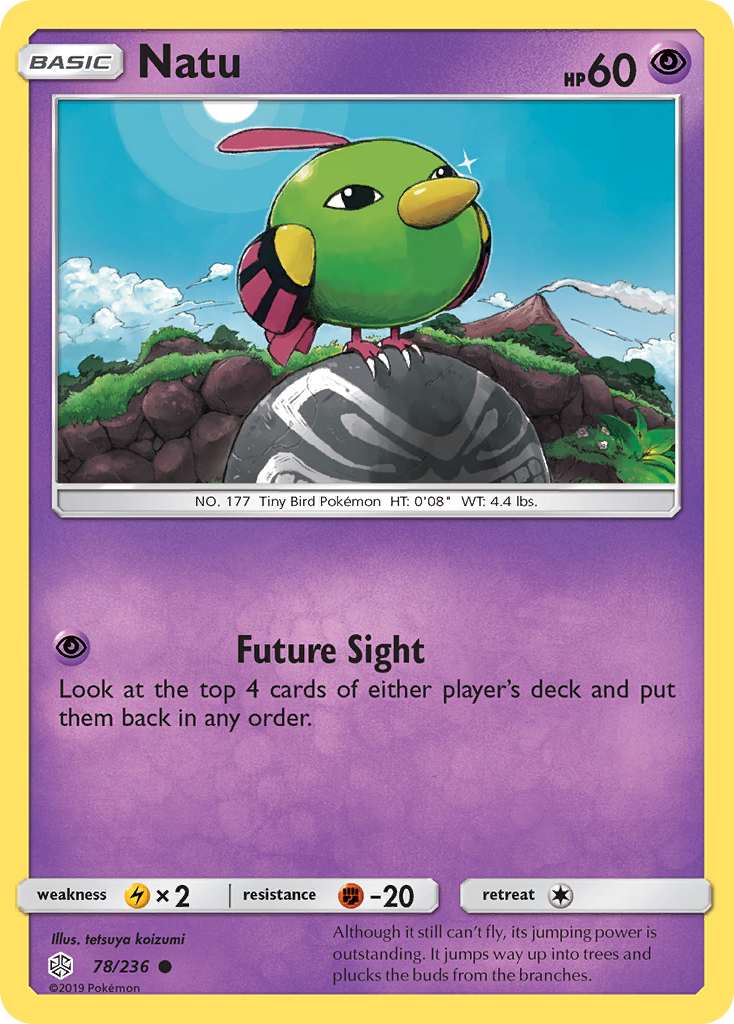 Natu (78/236) [Sun & Moon: Cosmic Eclipse] | Black Swamp Games