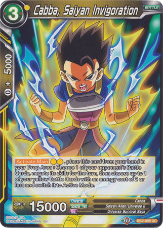 Cabba, Saiyan Invigoration [DB2-099] | Black Swamp Games