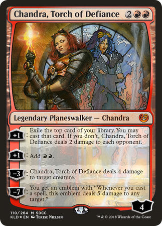 Chandra, Torch of Defiance (SDCC 2018 EXCLUSIVE) [San Diego Comic-Con 2018] | Black Swamp Games