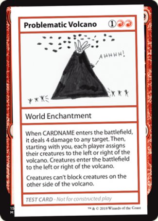 Problematic Volcano (2021 Edition) [Mystery Booster Playtest Cards] | Black Swamp Games