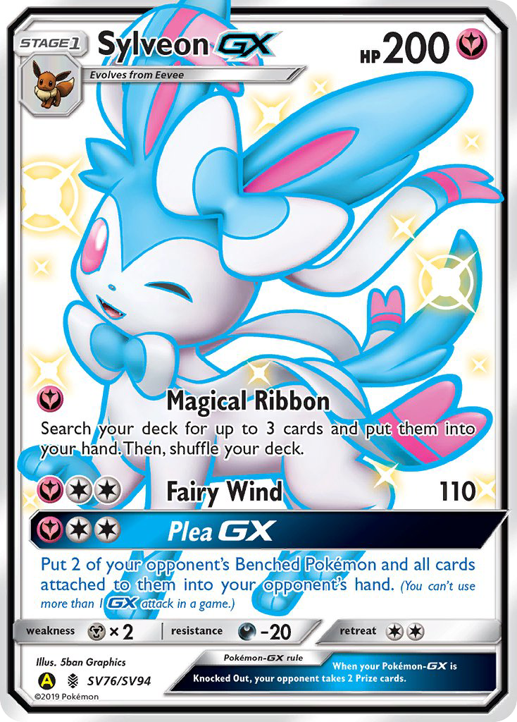 Sylveon GX (SV76/SV94) [Sun & Moon: Hidden Fates - Shiny Vault] | Black Swamp Games