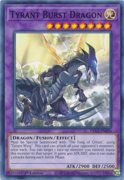 Tyrant Burst Dragon [DLCS-EN056] Common | Black Swamp Games