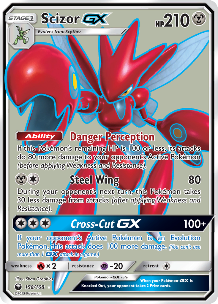 Scizor GX (158/168) [Sun & Moon: Celestial Storm] | Black Swamp Games