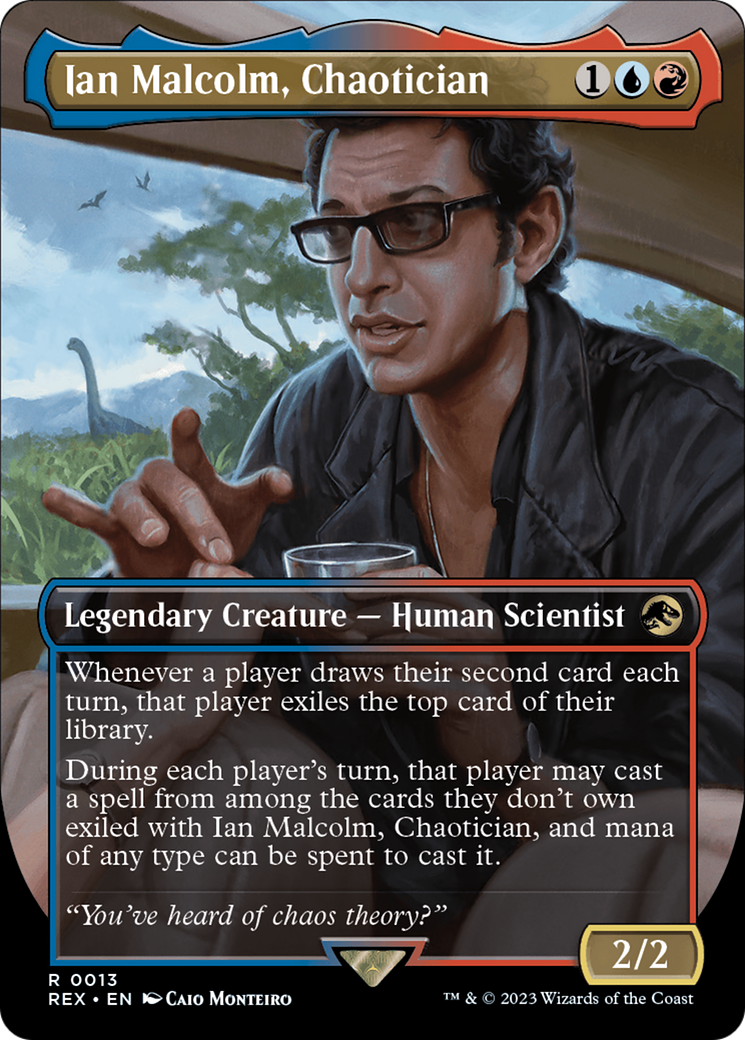 Ian Malcolm, Chaotician (Borderless) [Jurassic World Collection] | Black Swamp Games