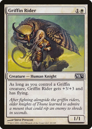Griffin Rider [Magic 2012] | Black Swamp Games