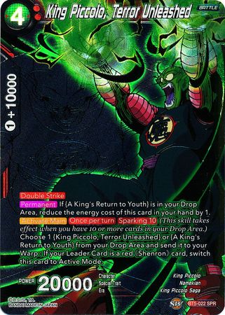 King Piccolo, Terror Unleashed (SPR) (BT5-022) [Miraculous Revival] | Black Swamp Games