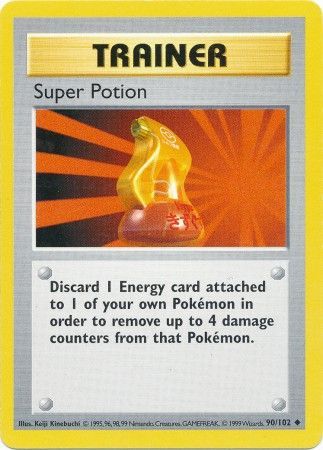 Super Potion (90/102) [Base Set Shadowless Unlimited] | Black Swamp Games