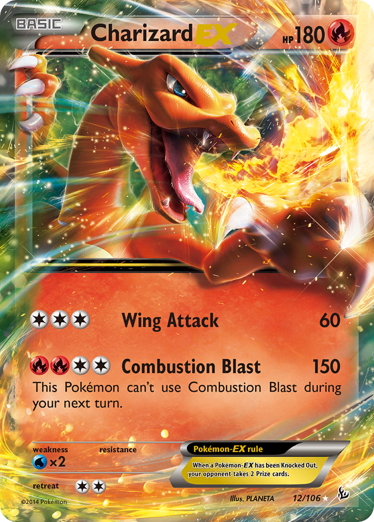 Charizard EX (12/106) [XY: Flashfire] | Black Swamp Games