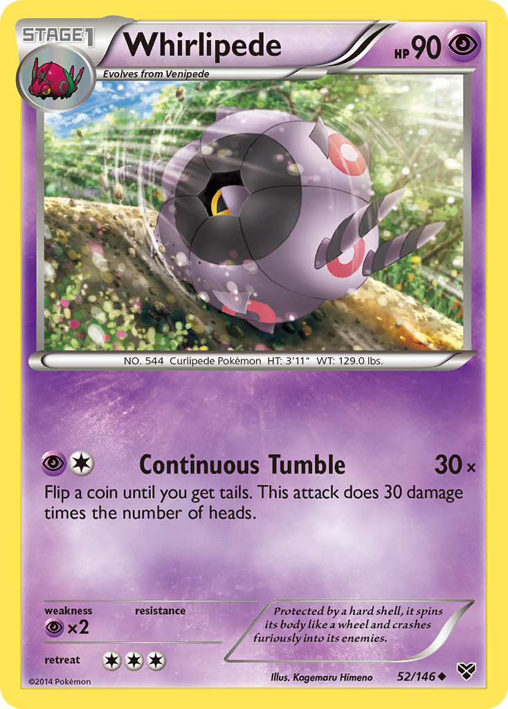 Whirlipede (52/146) [XY: Base Set] | Black Swamp Games