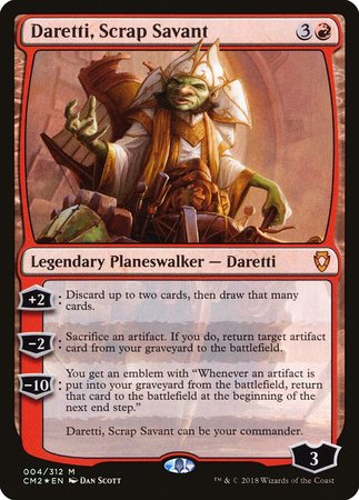 Daretti, Scrap Savant [Commander Anthology Volume II] | Black Swamp Games