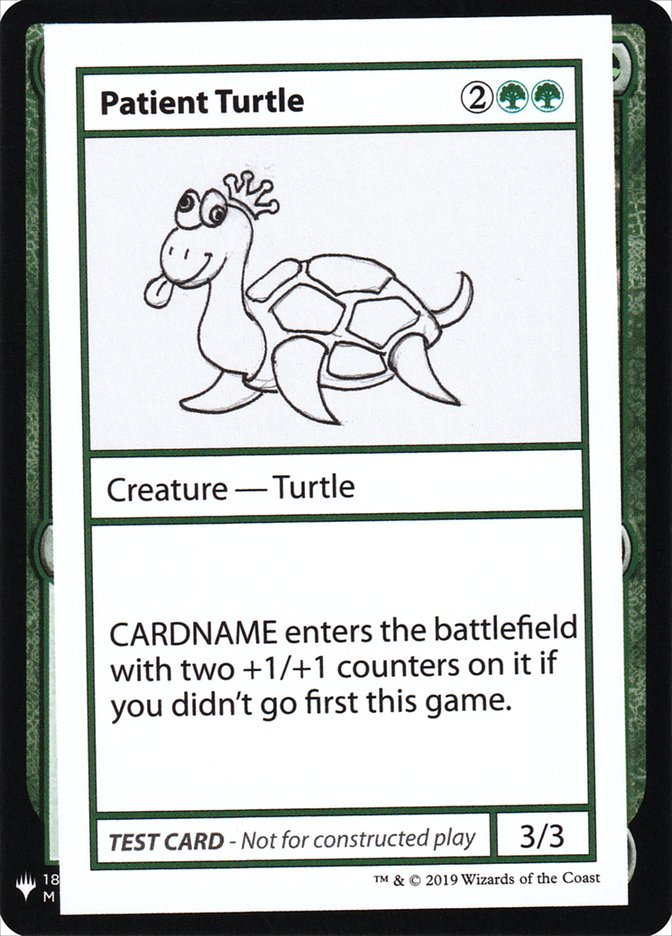 Patient Turtle [Mystery Booster Playtest Cards] | Black Swamp Games