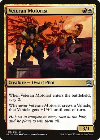 Veteran Motorist [Kaladesh] | Black Swamp Games