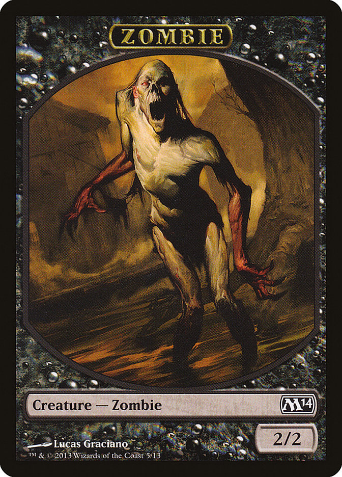 Zombie [Magic 2014 Tokens] | Black Swamp Games