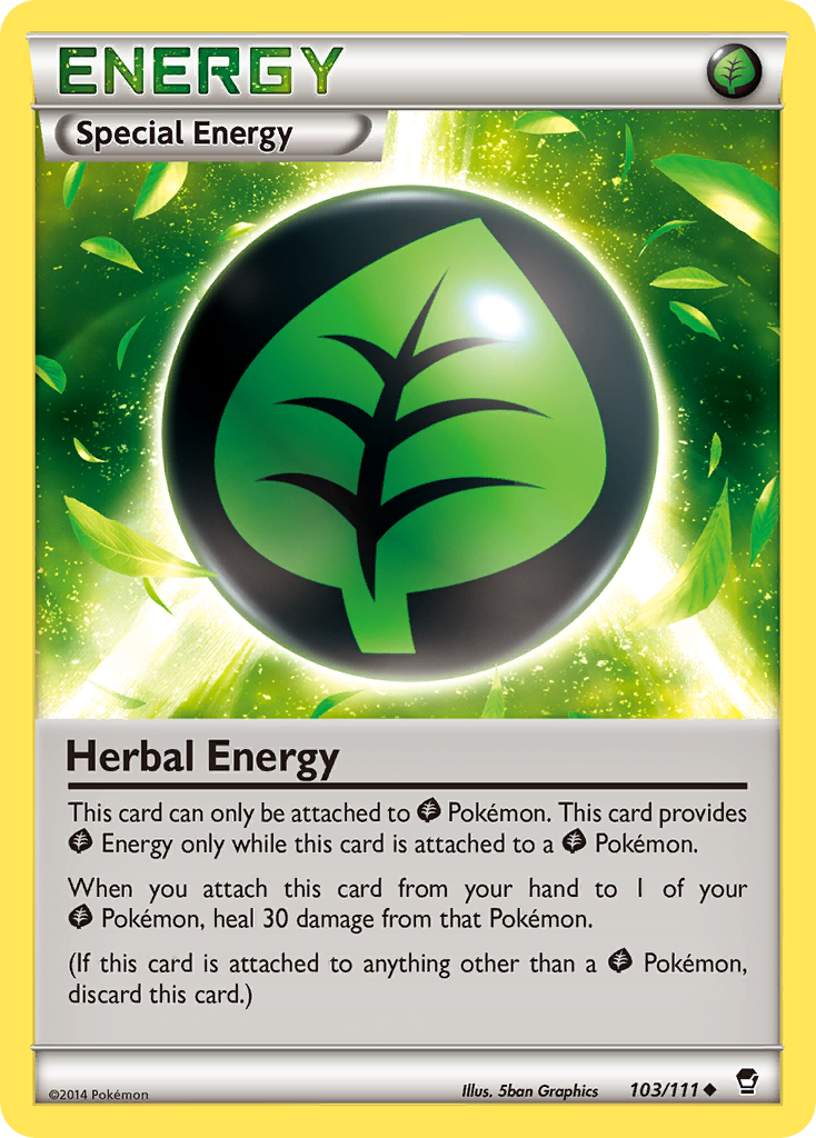 Herbal Energy (103/111) [XY: Furious Fists] | Black Swamp Games