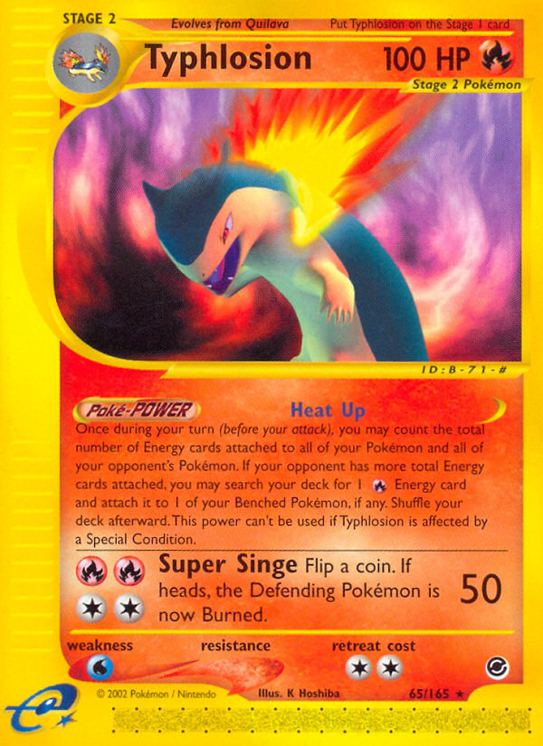 Typhlosion (65/165) [Expedition: Base Set] | Black Swamp Games