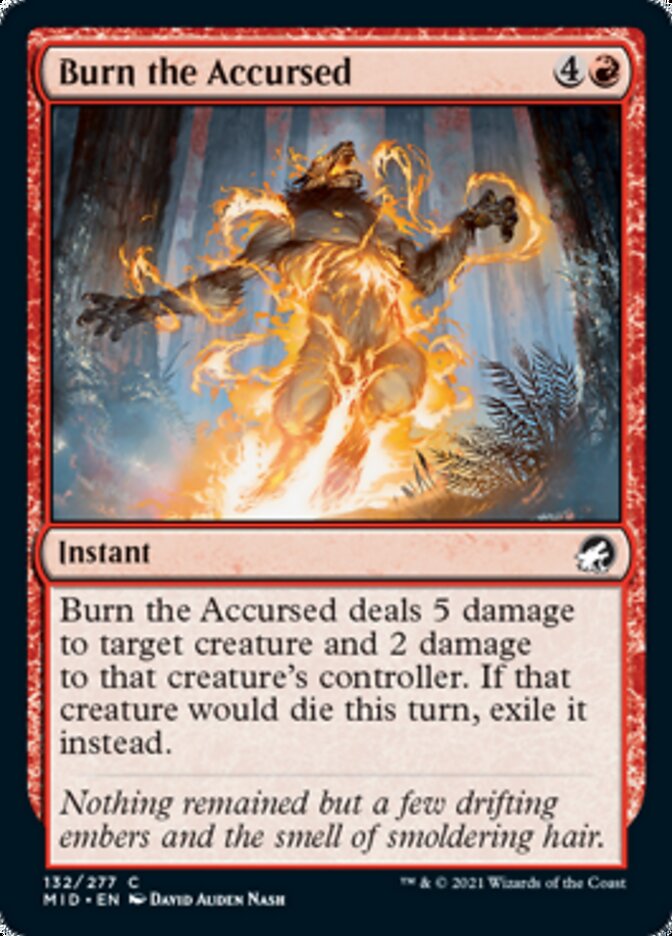 Burn the Accursed [Innistrad: Midnight Hunt] | Black Swamp Games