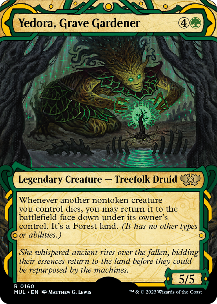 Yedora, Grave Gardener (Halo Foil) [Multiverse Legends] | Black Swamp Games