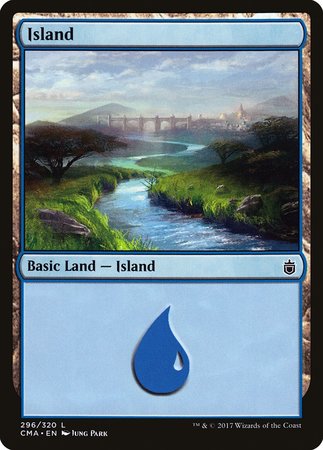 Island (296) [Commander Anthology] | Black Swamp Games