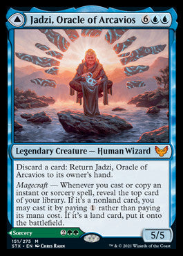 Jadzi, Oracle of Arcavios // Journey to the Oracle [Strixhaven: School of Mages] | Black Swamp Games