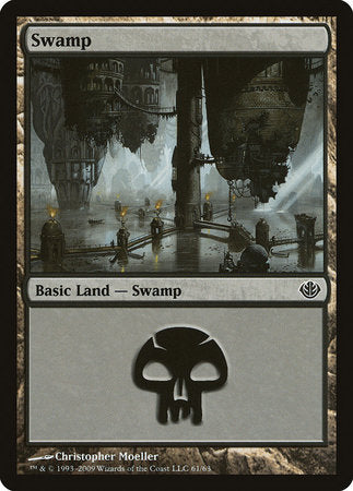 Swamp (61) [Duel Decks: Garruk vs. Liliana] | Black Swamp Games