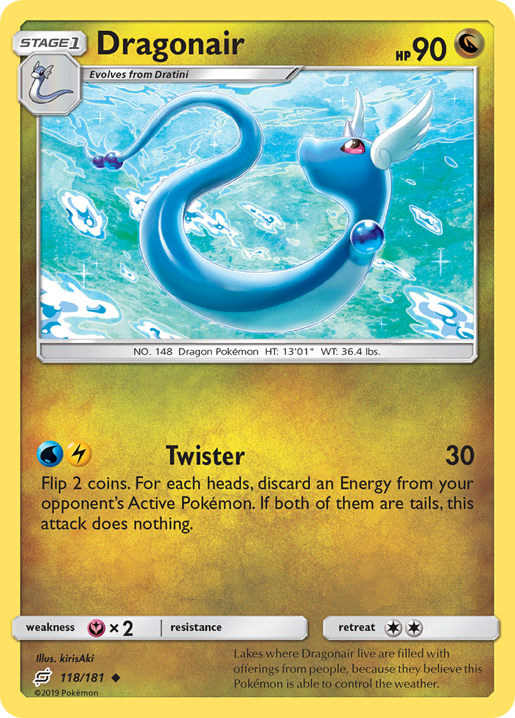 Dragonair (118/181) [Sun & Moon: Team Up] | Black Swamp Games