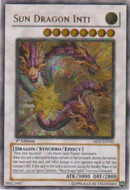 Sun Dragon Inti [ABPF-EN042] Ultimate Rare | Black Swamp Games