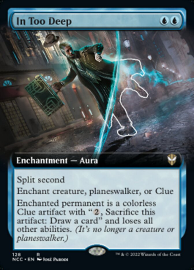 In Too Deep (Extended Art) [Streets of New Capenna Commander] | Black Swamp Games