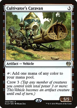 Cultivator's Caravan [Kaladesh Promos] | Black Swamp Games