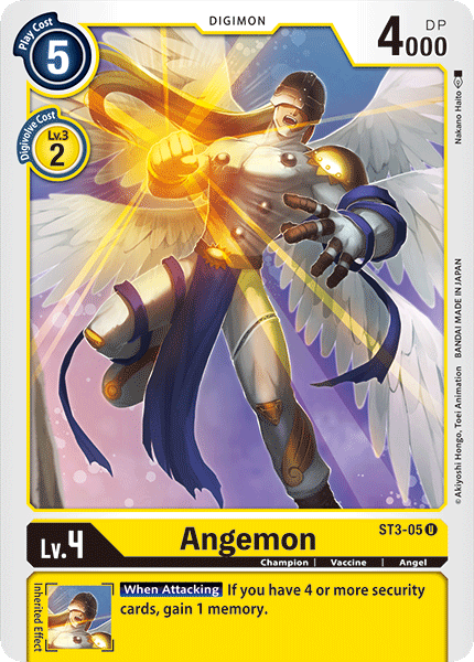 Angemon [ST3-05] [Starter Deck: Heaven's Yellow] | Black Swamp Games