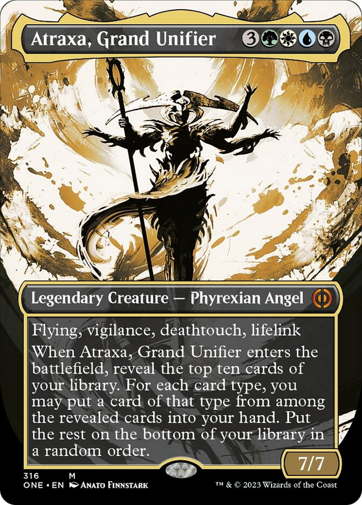 Atraxa, Grand Unifier (Borderless Ichor) [Phyrexia: All Will Be One] | Black Swamp Games