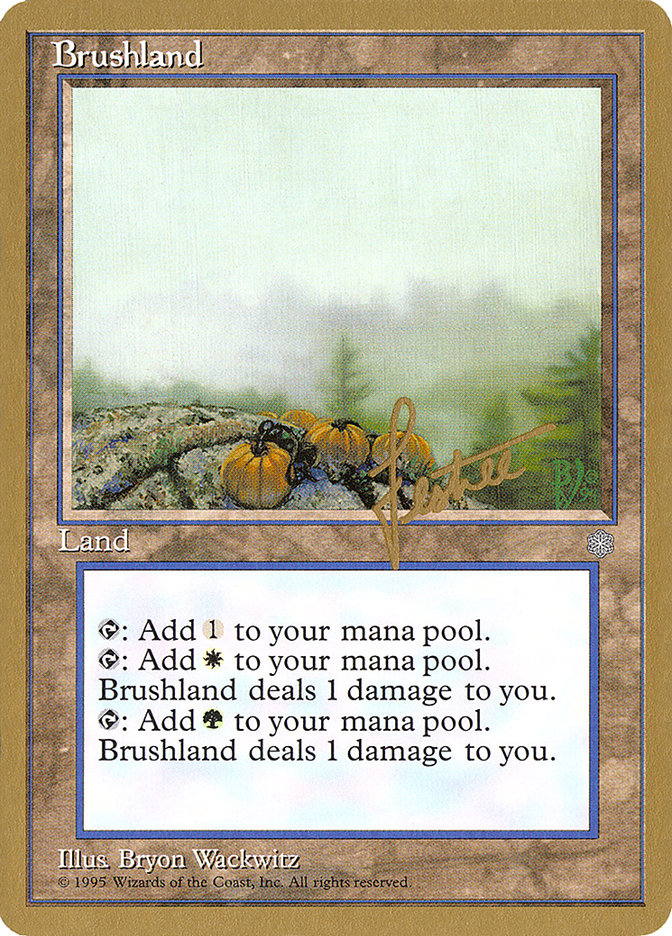 Brushland (Bertrand Lestree) [Pro Tour Collector Set] | Black Swamp Games