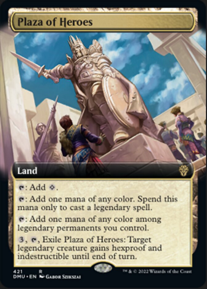 Plaza of Heroes (Extended Art) [Dominaria United] | Black Swamp Games