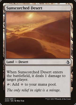 Sunscorched Desert [Amonkhet] | Black Swamp Games