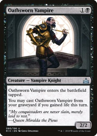 Oathsworn Vampire [Rivals of Ixalan] | Black Swamp Games