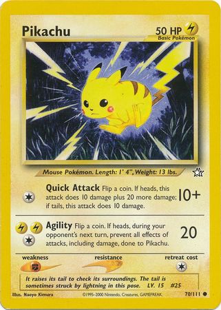 Pikachu (70/111) [Neo Genesis Unlimited] | Black Swamp Games