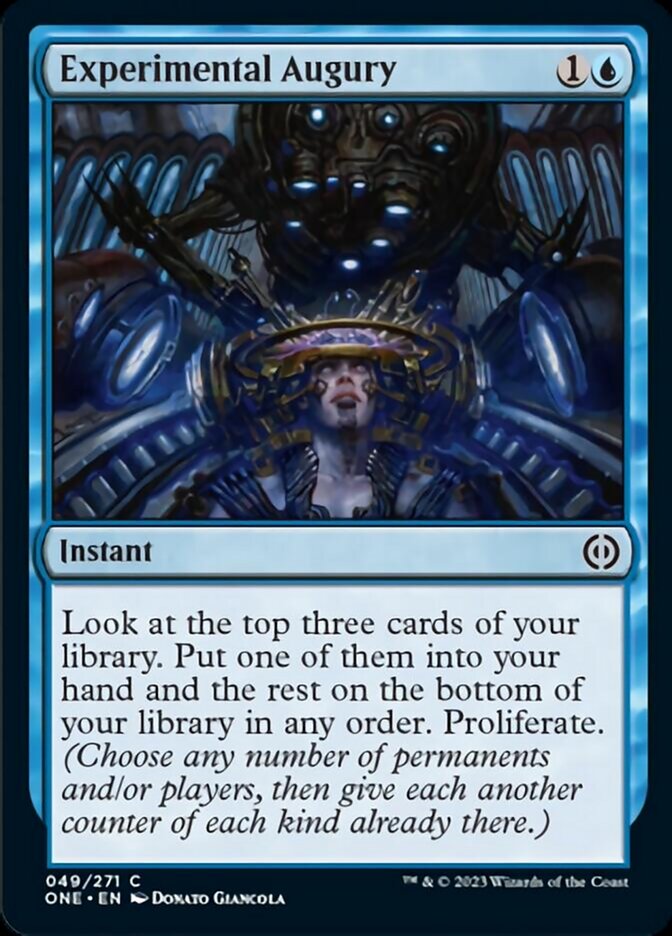 Experimental Augury [Phyrexia: All Will Be One] | Black Swamp Games