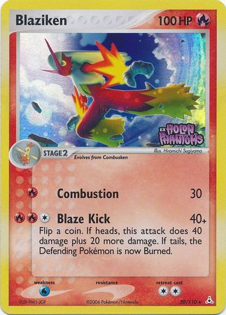 Blaziken (20/110) (Stamped) [EX: Holon Phantoms] | Black Swamp Games