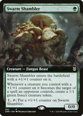 Swarm Shambler (Extended Art) [Zendikar Rising] | Black Swamp Games