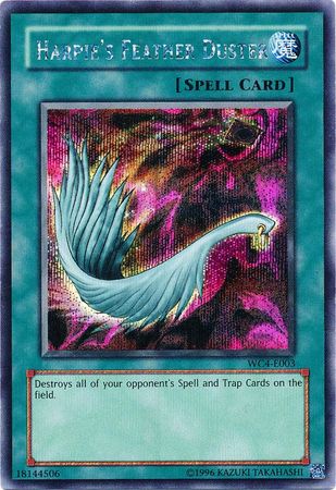 Harpie's Feather Duster [WC4-E003] Prismatic Secret Rare | Black Swamp Games