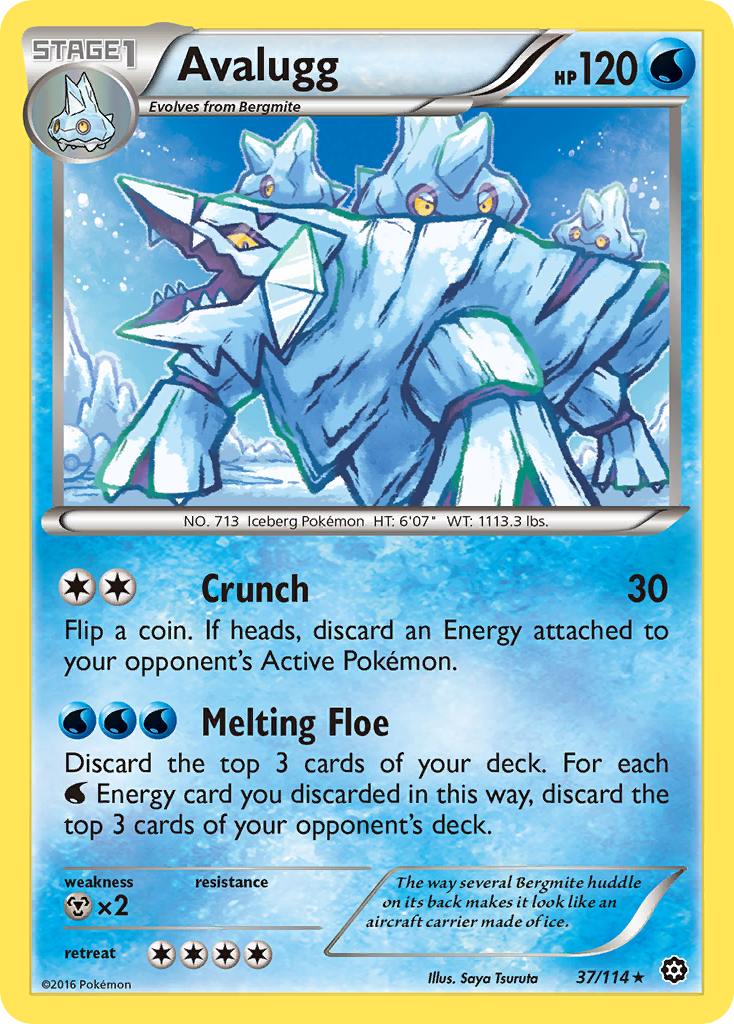 Avalugg (37/114) [XY: Steam Siege] | Black Swamp Games