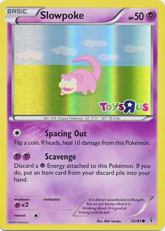 Slowpoke (32/83) (Toys R Us Promo) [XY: Generations] | Black Swamp Games