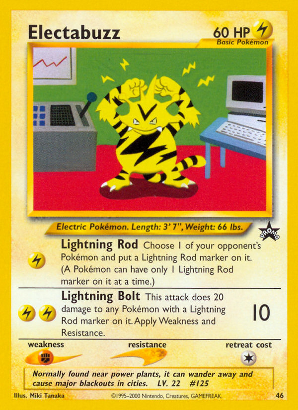 Electabuzz (46) [Wizards of the Coast: Black Star Promos] | Black Swamp Games