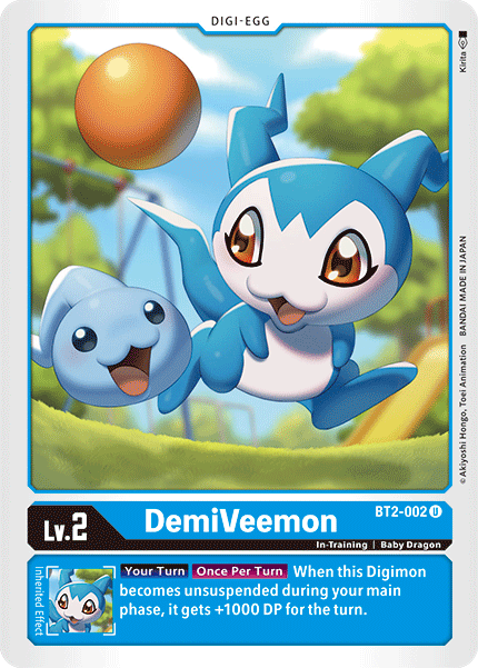 DemiVeemon [BT2-002] [Release Special Booster Ver.1.5] | Black Swamp Games