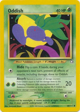 Oddish (68/111) [Neo Genesis Unlimited] | Black Swamp Games