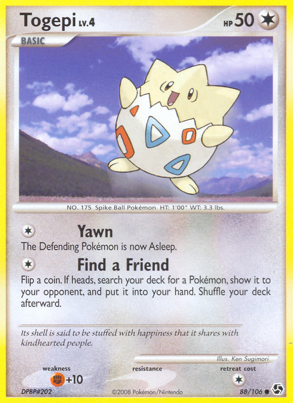 Togepi (88/106) [Diamond & Pearl: Great Encounters] | Black Swamp Games