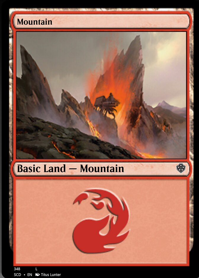 Mountain (348) [Starter Commander Decks] | Black Swamp Games